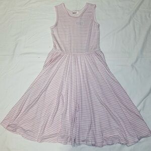 Dot Dot Smile Pink and White Striped Dress